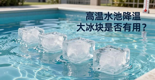 三门峡高温水池降温大冰块，到底管不管用？